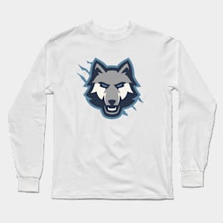 Wolf Head Long Sleeve T-Shirt